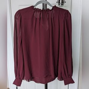 Maroon blouse
